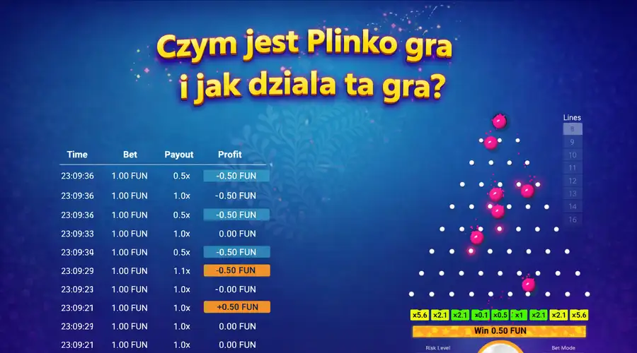Czym jest Plinko gra?