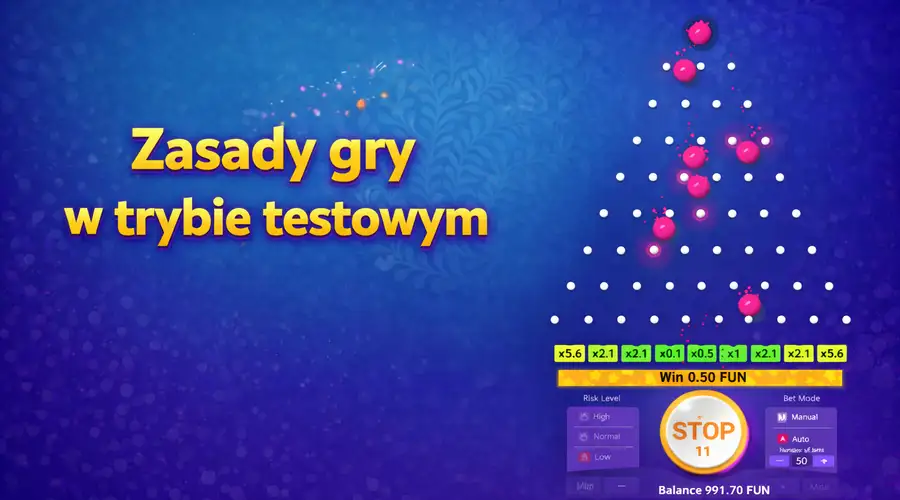 Zasady gry w trybie testowym